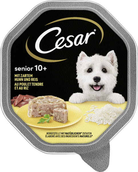 Cesar Senior 10+ Huhn und Reis 150g