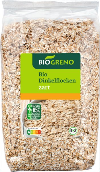 Biogreno Dinkelflocken zart 500g