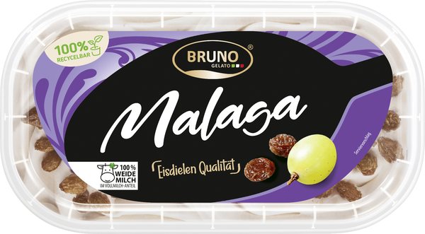 Bruno Gelato mit Malaga-Rum und Rosinen 900ml