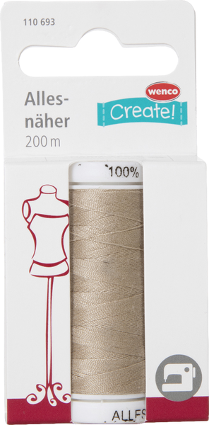 Wenco Garn beige 200m Wenco Garn beige 200m