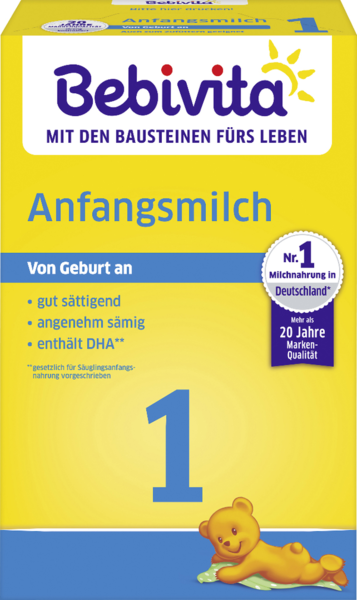 Bebivita 1 Anfangsmilch von Geburt an 500g Bebivita 1 Anfangsmilch von Geburt an 500g
