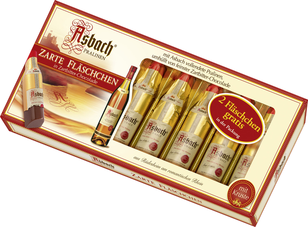 Asbach Zarte Fläschchen 8 Stück + 2 Stück gratis 125g
