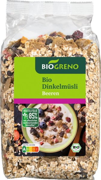 Biogreno Dinkelmüsli Beeren 425g Biogreno Dinkelmüsli Beeren 425g