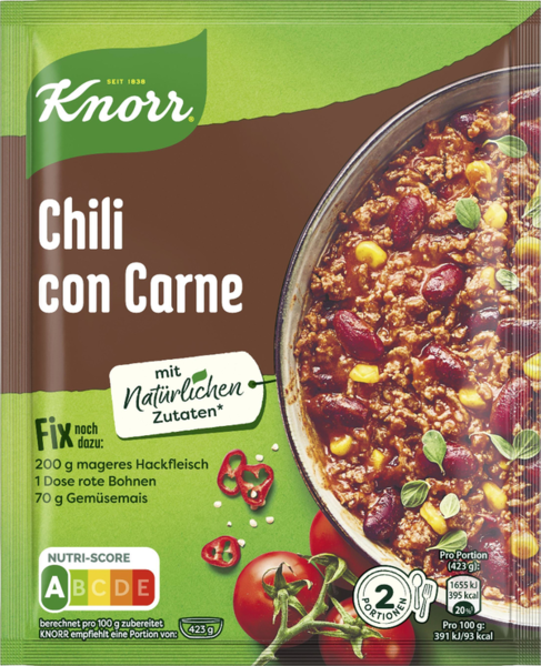Knorr Fix Chili con Carne 33g Knorr Fix Chili con Carne 33g