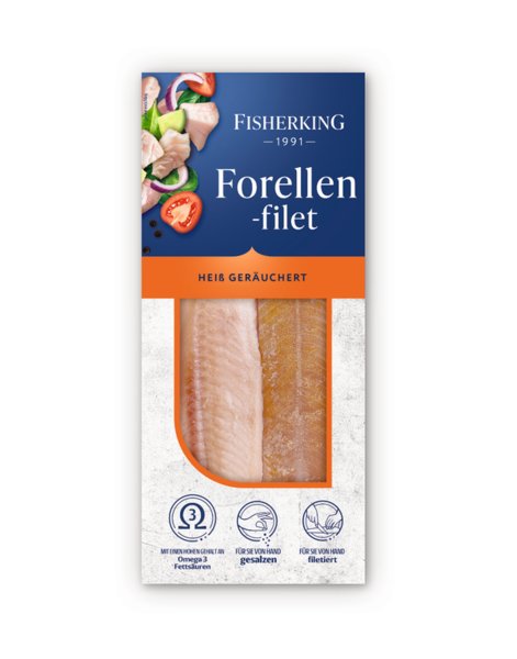 Fisherking Forellenfilet geräuchert 125g
