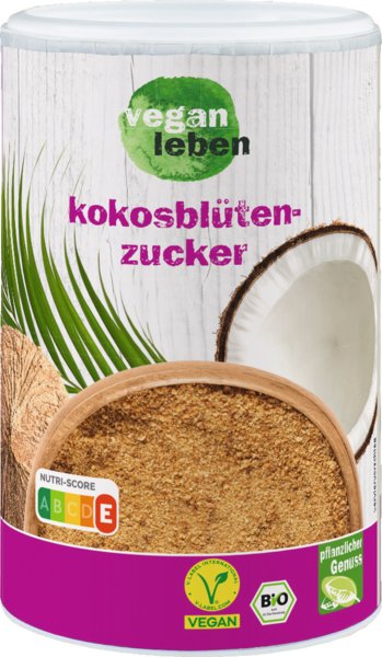 vegan leben Bio Kokosblütenzucker 250g vegan leben Bio Kokosblütenzucker 250g