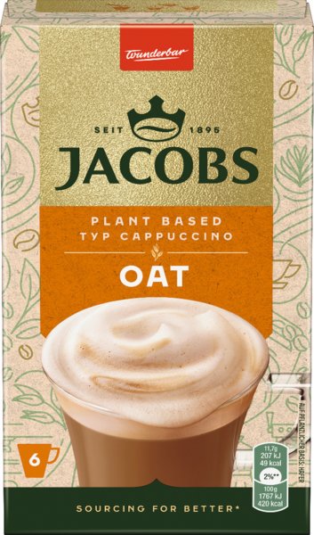 Jacobs OAT Typ Cappuccino 6x11,7g Jacobs OAT Typ Cappuccino 6x11,7g