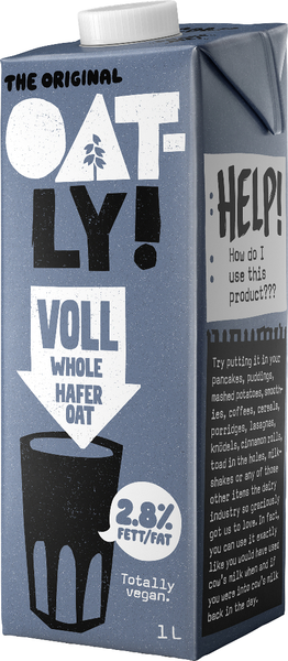 Oatly Haferdrink Voll 2,8% Fett 1l