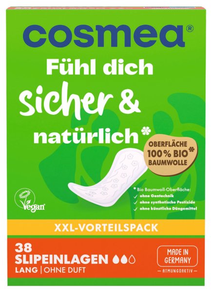Cosmea Bio Slipeinlagen Lang 38 Stück