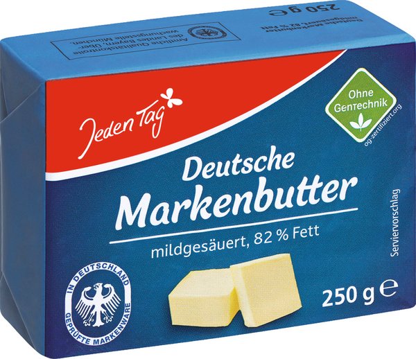 Jeden Tag Deutsche Markenbutter 250g