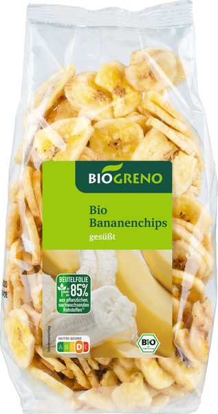 Biogreno Bananenchips gesüßt 250g Biogreno Bananenchips gesüßt 250g