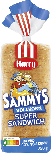 Harry Sammys Vollkorn Super Sandwich 750g Harry Sammys Vollkorn Super Sandwich 750g
