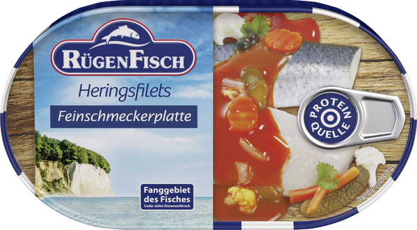Rügen Fisch Feinschmeckerplatte 200g Rügen Fisch Feinschmeckerplatte 200g