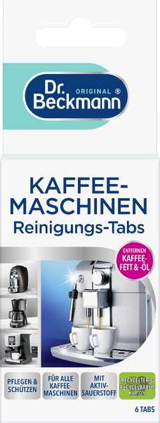 Dr.Beckmann Kaffeemaschinen Reinigungs-Tabs 6 Stück