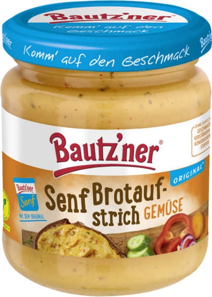 Bautz'ner Senf Brotaufstrich Gemüse 200ml Bautz'ner Senf Brotaufstrich Gemüse 200ml