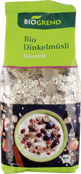 Biogreno Dinkelmüsli Beeren 425g Biogreno Dinkelmüsli Beeren 425g