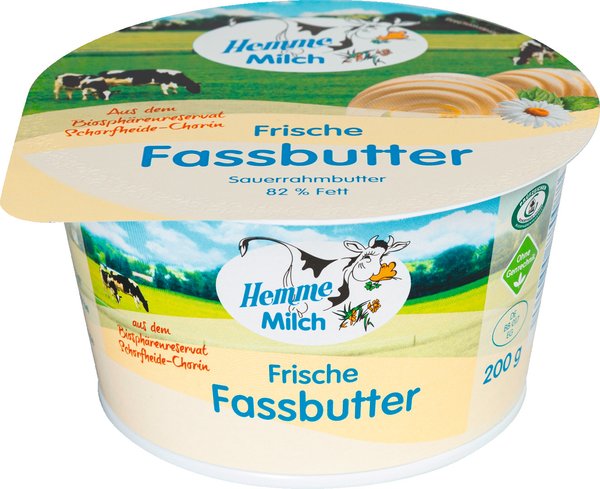 Hemme Milch Frische Faßbutter 200g Hemme Milch Frische Faßbutter 200g