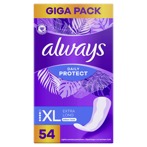 Always Daily Slipeinlagen Long Plus 54 Stück