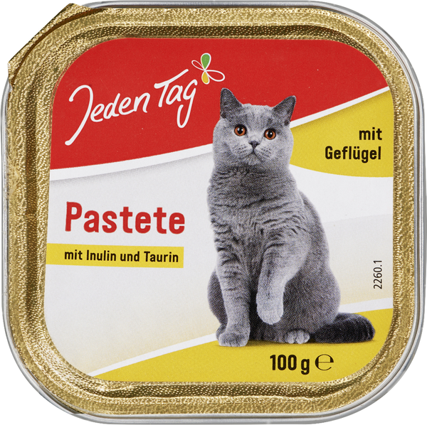 Jeden Tag Pastete mit Geflügel 100g Jeden Tag Pastete mit Geflügel 100g