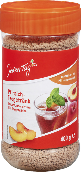 Jeden Tag Pfirsichteegetränk 400g Jeden Tag Pfirsichteegetränk 400g
