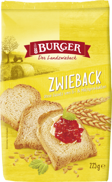 Burger Zwieback 225g