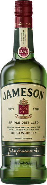 Jameson Irish Whiskey 40% vol. 0,7l