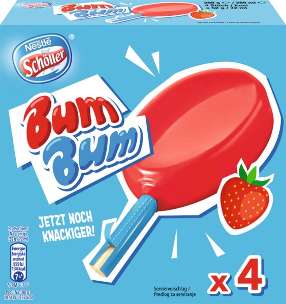 Schöller Bum Bum Eis 4x72ml