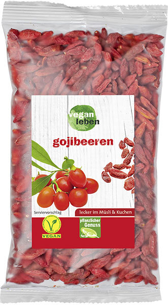 vegan leben Gojibeeren 125g vegan leben Gojibeeren 125g