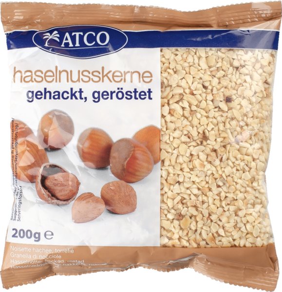 Atco Haselnusskerne gehackt und geröstet 200g