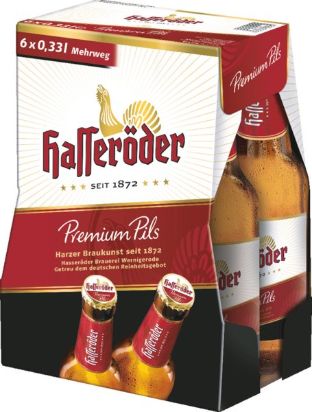 Hasseröder Premium Pils 6/0,33l Hasseröder Premium Pils 6/0,33l