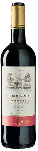 Bordeaux Ch Rousseau Rotwein trocken 0,75l Bordeaux Ch Rousseau Rotwein trocken 0,75l
