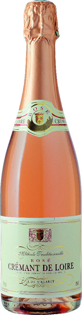 Cremant de Loire Villaret Rose trocken 0,75l Cremant de Loire Villaret Rose trocken 0,75l