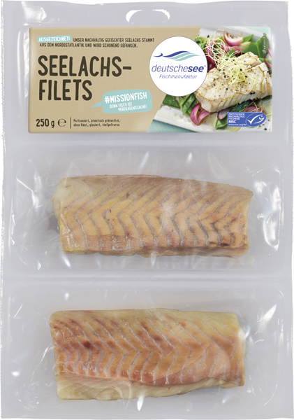 Deutsche See Seelachs-Filets 250 g Deutsche See Seelachs-Filets 250 g
