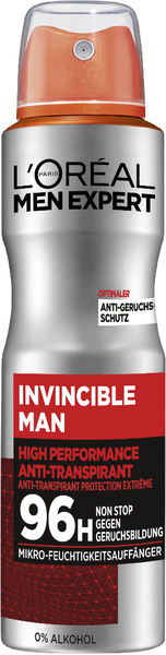 L'Oréal Men Expert Deospray Invincible Man 150ml L'Oréal Men Expert Deospray Invincible Man 150ml