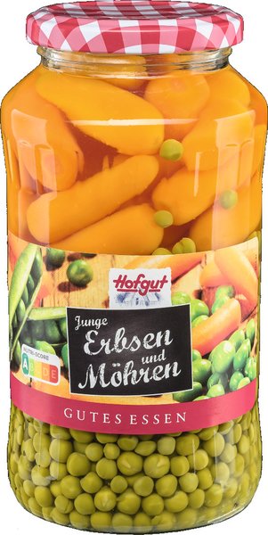 Hofgut Junge Erbsen und Möhren 720ml
