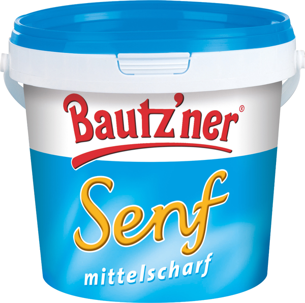 Bautz'ner Senf mittelscharf 1kg