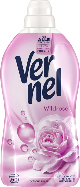 Vernel Weichspüler Wildrose  50 Waschladungen 1,1l