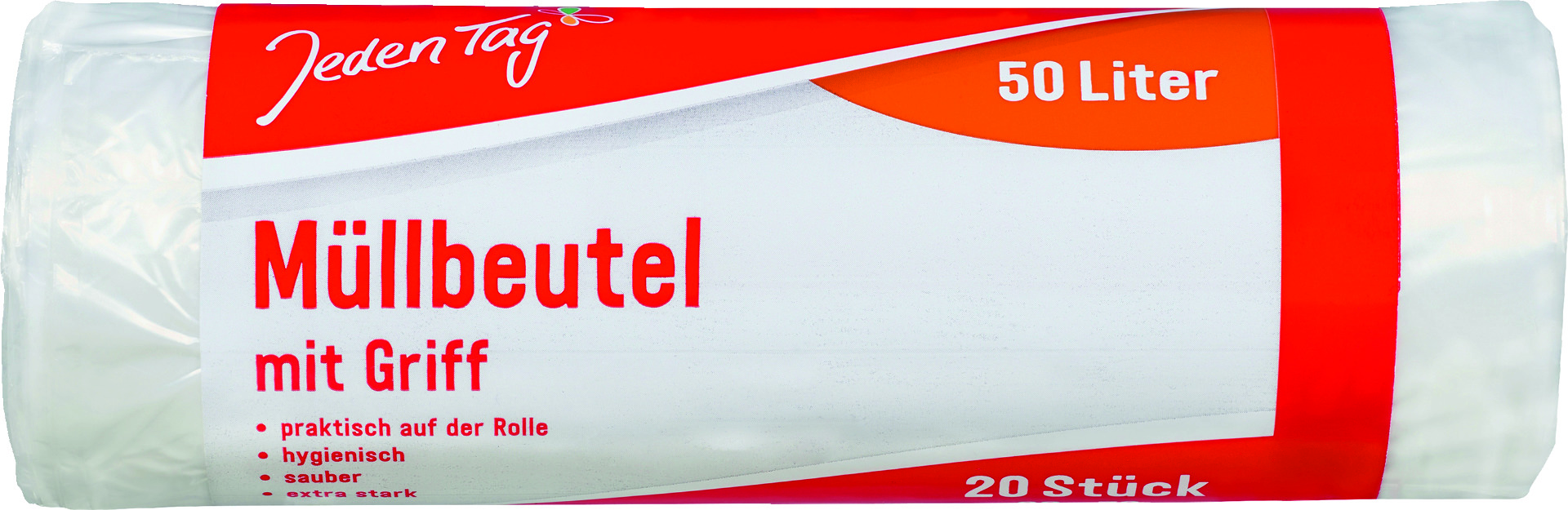 Jeden Tag Müllbeutel mit Griff 20x50L Jeden Tag Müllbeutel mit Griff 20x50L