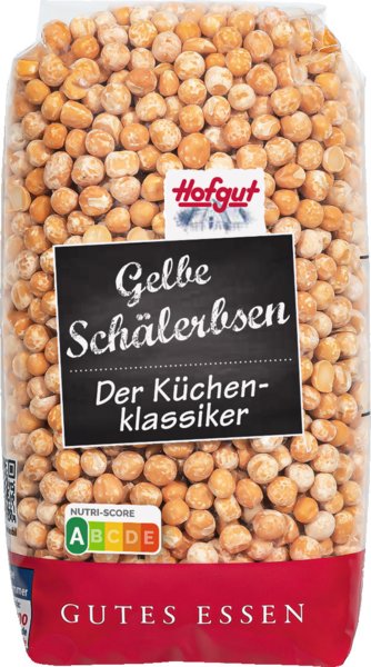 Hofgut Gelbe Schälerbsen 500g Hofgut Gelbe Schälerbsen 500g