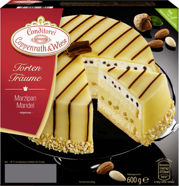 Conditorei Coppenrath & Wiese Torten-Träume Marzipan Mandel 600g Conditorei Coppenrath & Wiese Torten-Träume Marzipan Mandel 600g