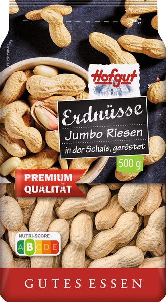 Hofgut Erdnüsse in der Schale geröstet 500g