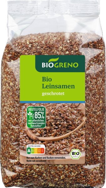 Biogreno Leinsamen geschrotet 500g Biogreno Leinsamen geschrotet 500g