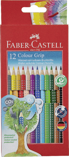 Farber-Castell 12 Farbstifte Colour Grip