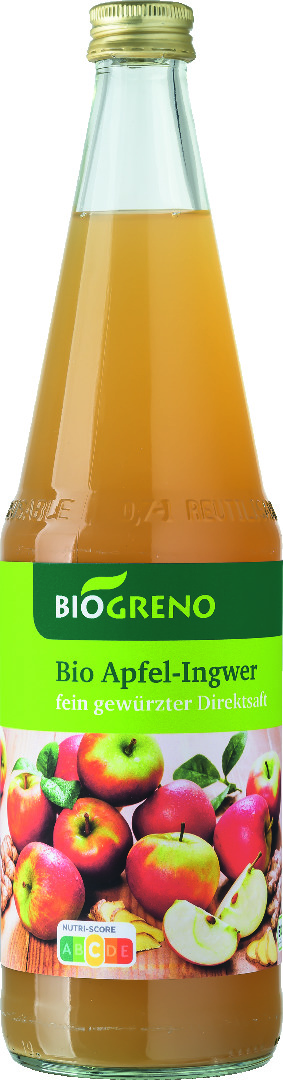 Biogreno Apfel-Ingwersaft 0,7l