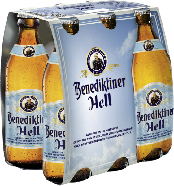 Benediktiner Hell 6/0,33l Benediktiner Hell 6/0,33l