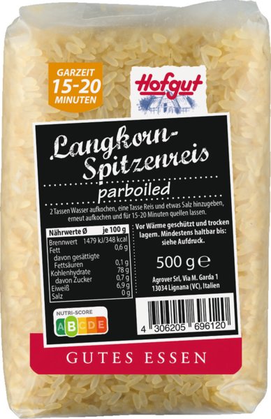 Hofgut Goldreis parboiled 500g