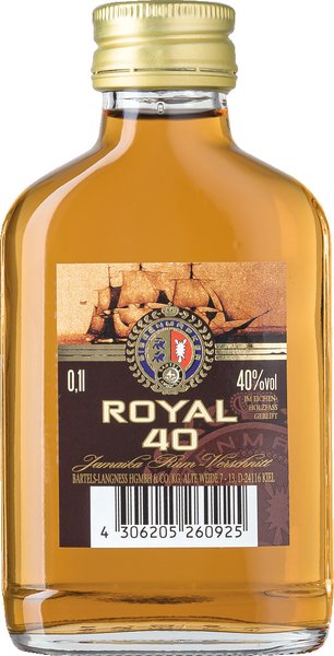 7 Märker Jamaika Rum-Verschnitt Royal 40% vol. 0,1l