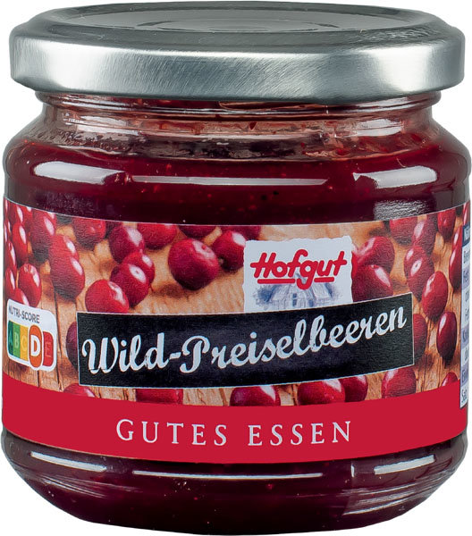 Hofgut Wildpreiselbeeren 220g