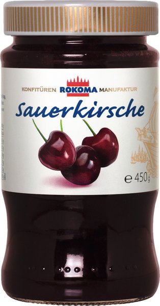 Rokoma Konfitüre Sauerkirsche 450g Rokoma Konfitüre Sauerkirsche 450g