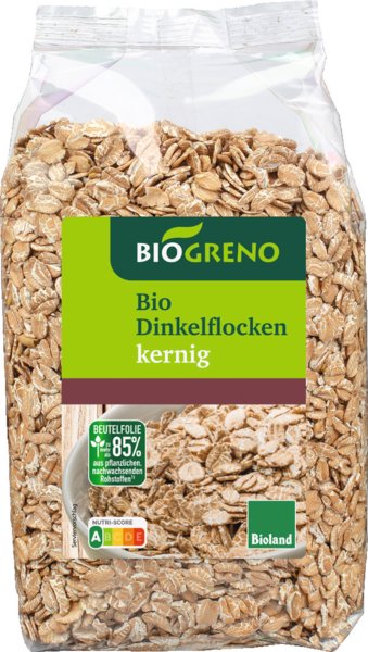 Biogreno Dinkelflocken kernig 500g